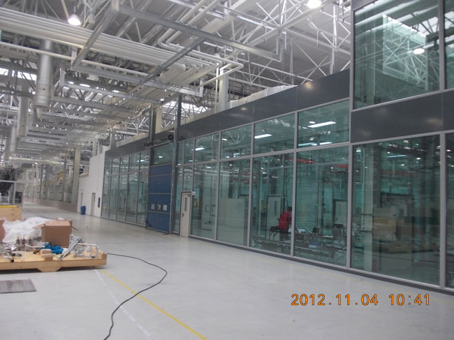 Noise reduction utility model patents glass wall partition newspaper photo