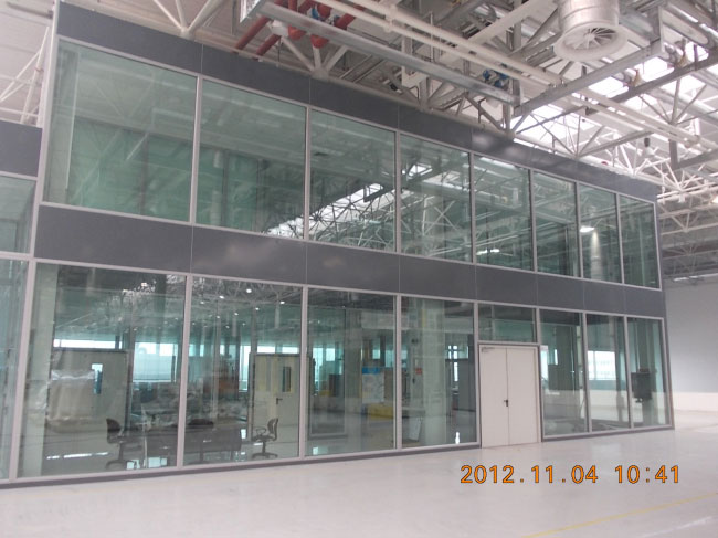Noise reduction utility model patents glass wall partition newspaper photo